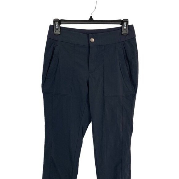 Athleta Gray Lightweight Jogger Pants Tapered Ankle Casual Athleisure 0 FLAW - Picture 2 of 10